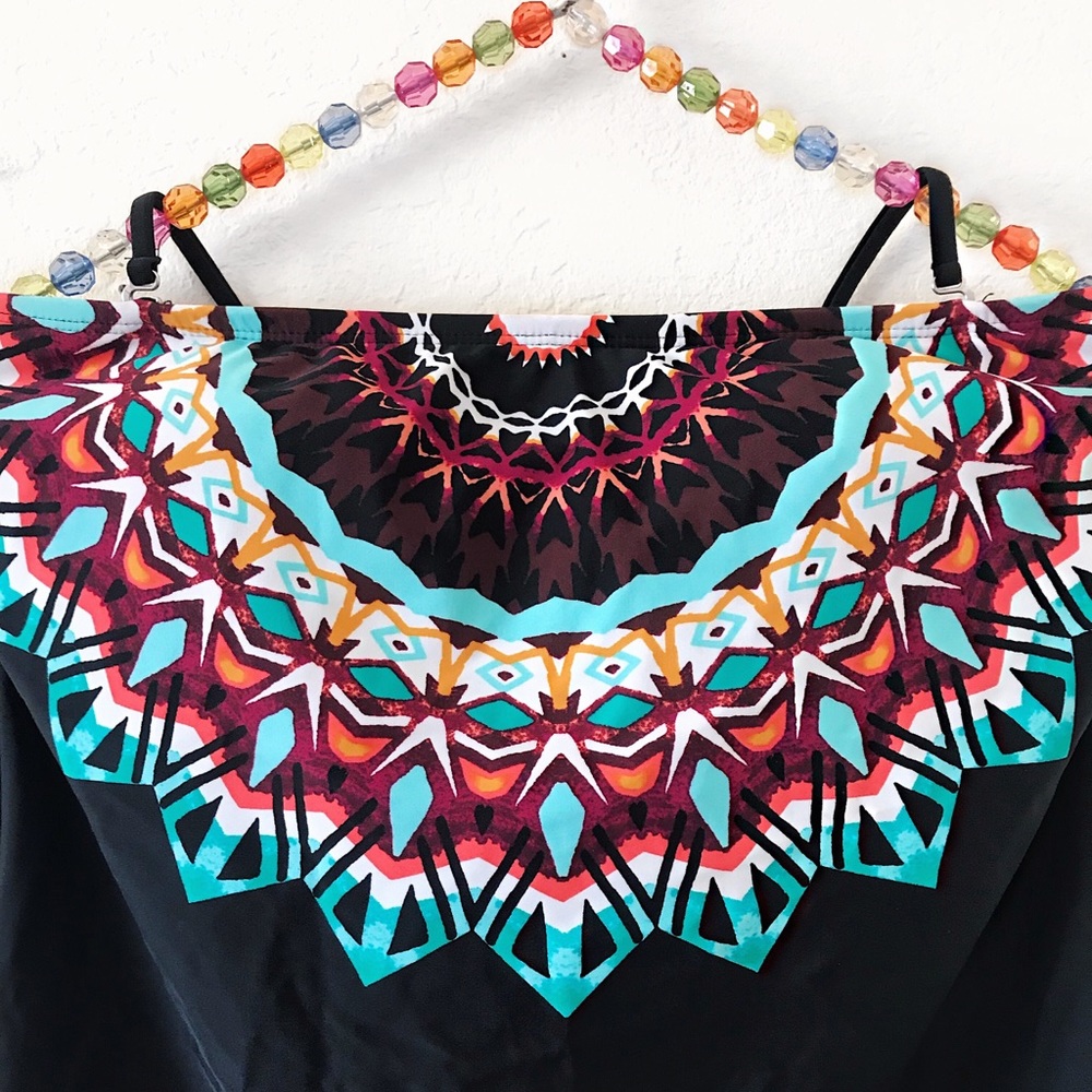 Open Back Bandeau Tankini 🍧